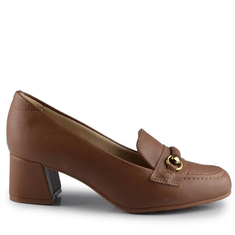 Scarpin Modare Feminino Salto Bloco 7373.118 21736 NP AVELA 34