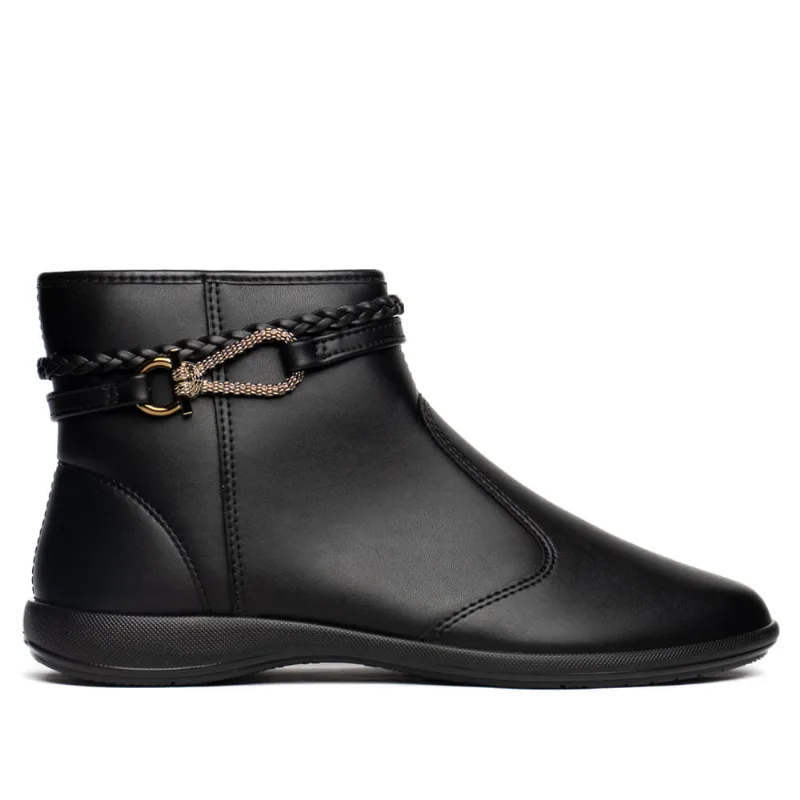 Bota Feminina Moleca Cano Curto Napa Preto - 39