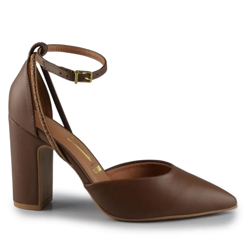 Scarpin Vizzano Feminino 1285.449 27850 PEL CAPUCCINO 35