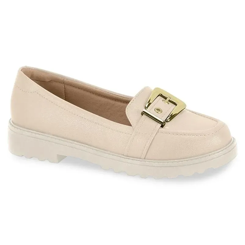 Sapato Mocassim Modare Bege Feminino 35