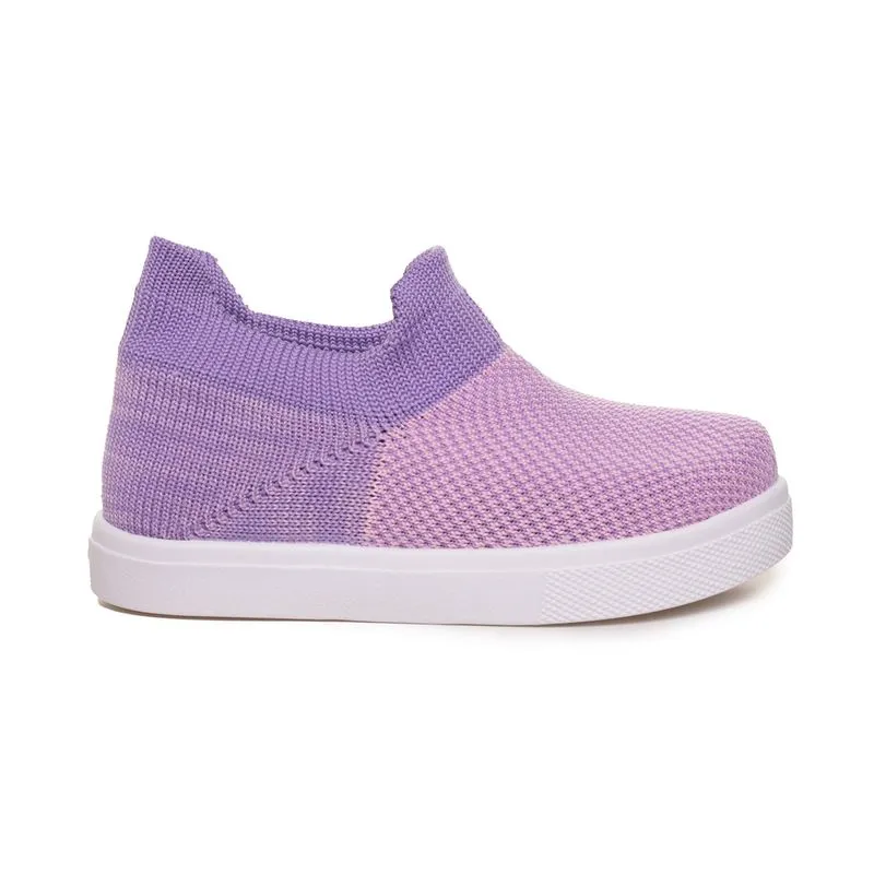 Tênis Molekinha Slip On Infantil Lilás 19