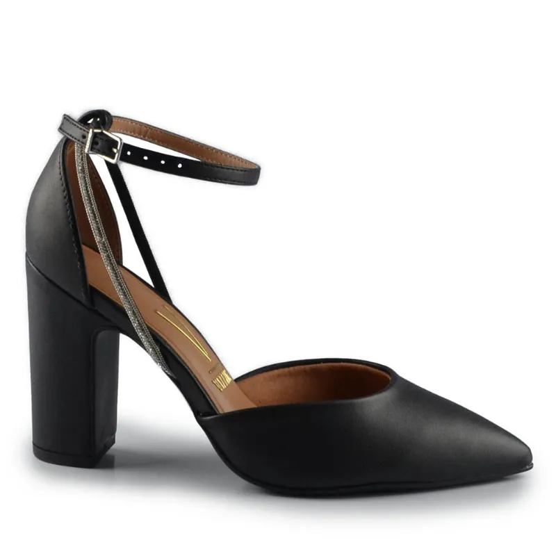 Scarpin Vizzano Feminino 1285.449 27850 PEL PRETO 36