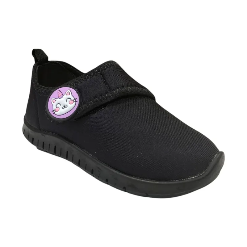 Tênis Infantil Fem Molekinha Perola Preto Lycra 2736.106 24 / Preto