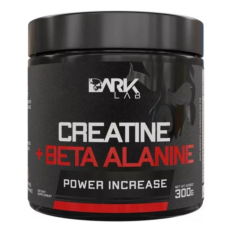 5x Creatina + Beta Alanina Monohidratada - Pote 300g - Dark