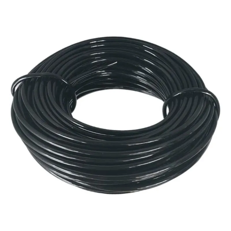 Fio Plástico Cordinha Espaguete Enrolar Cadeira Rolo Preto
