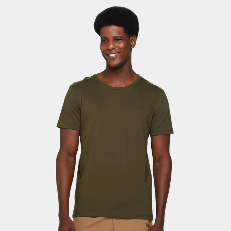 Camiseta Colcci Casual Masculina - Masculino - Verde escuro