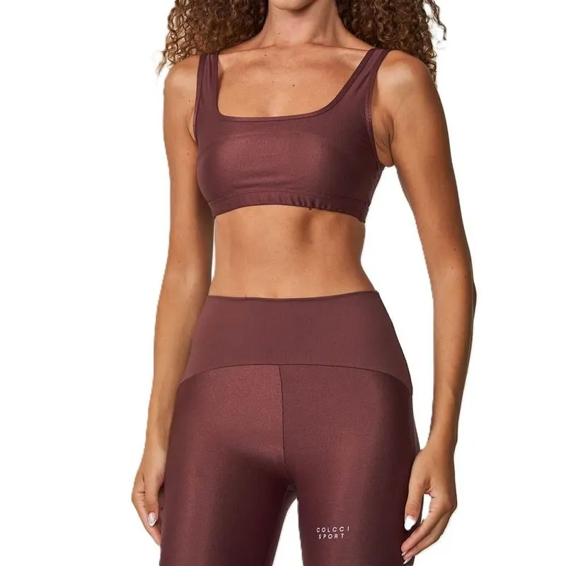 Top Reto Feminino Colcci Com Bojo 465701313 M. / roxo