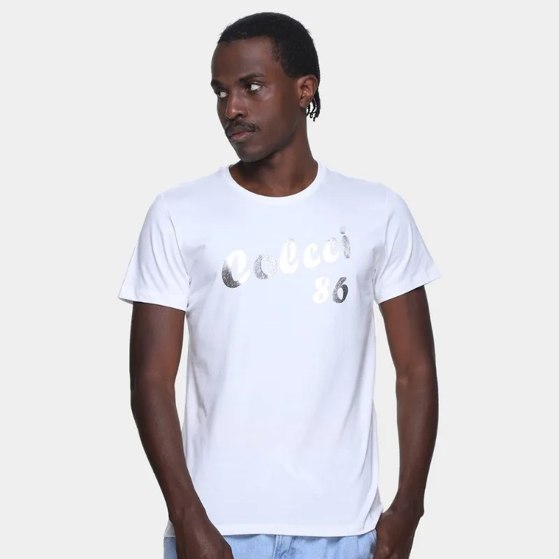 Camiseta Colcci VI Masculina - Masculino - Off White