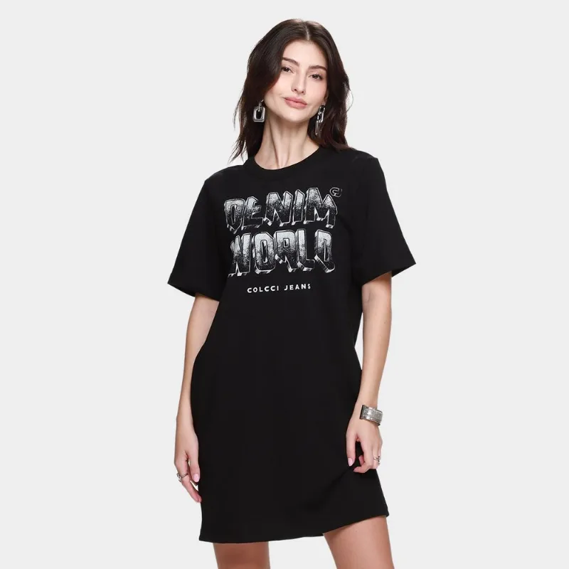 Vestido Colcci Casual Feminino - Feminino - Preto