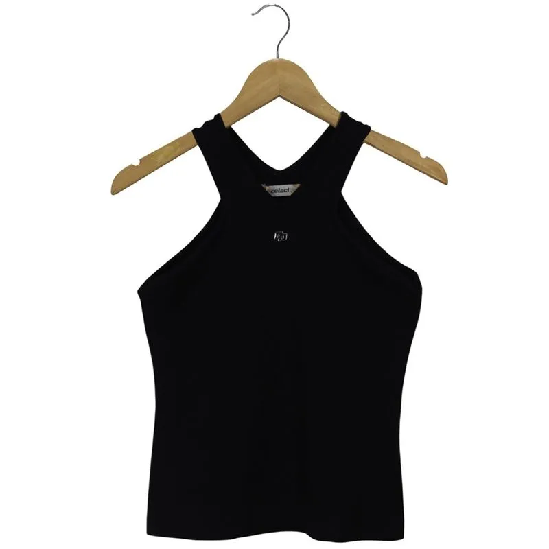 Regata Colcci Mangas Cavadas Preta Feminina M / Preto