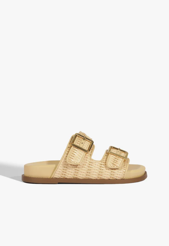 Naomi Raffia Sporty Sandal 10.5 / Beige / Synthetic
