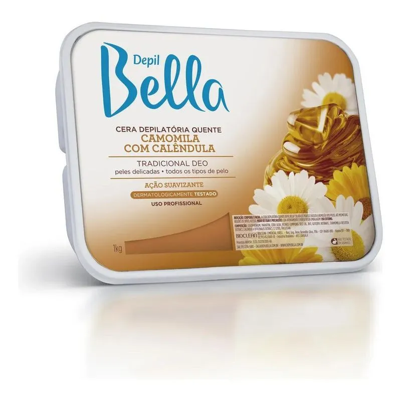 10x Cera Quente Em Barra Camomila E Calêndula Deo 1kg