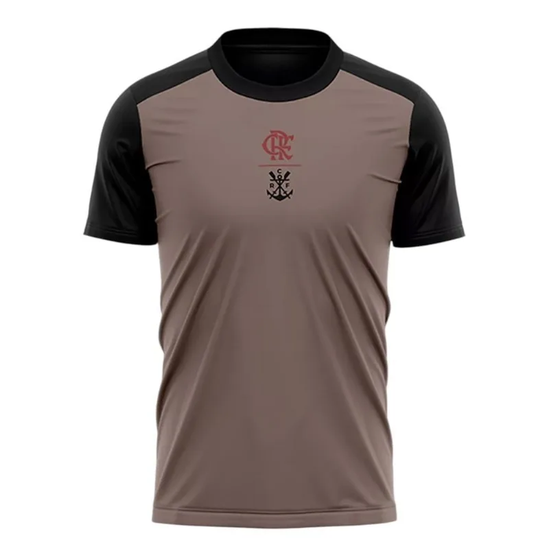 Camisa Braziline Flamengo Avenca Masculina M / Marrom