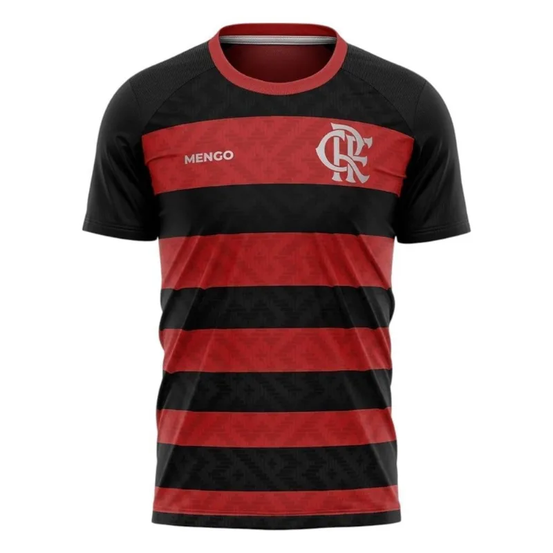 Camisa Braziline Flamengo Principia Infantil 14 / Vermelho