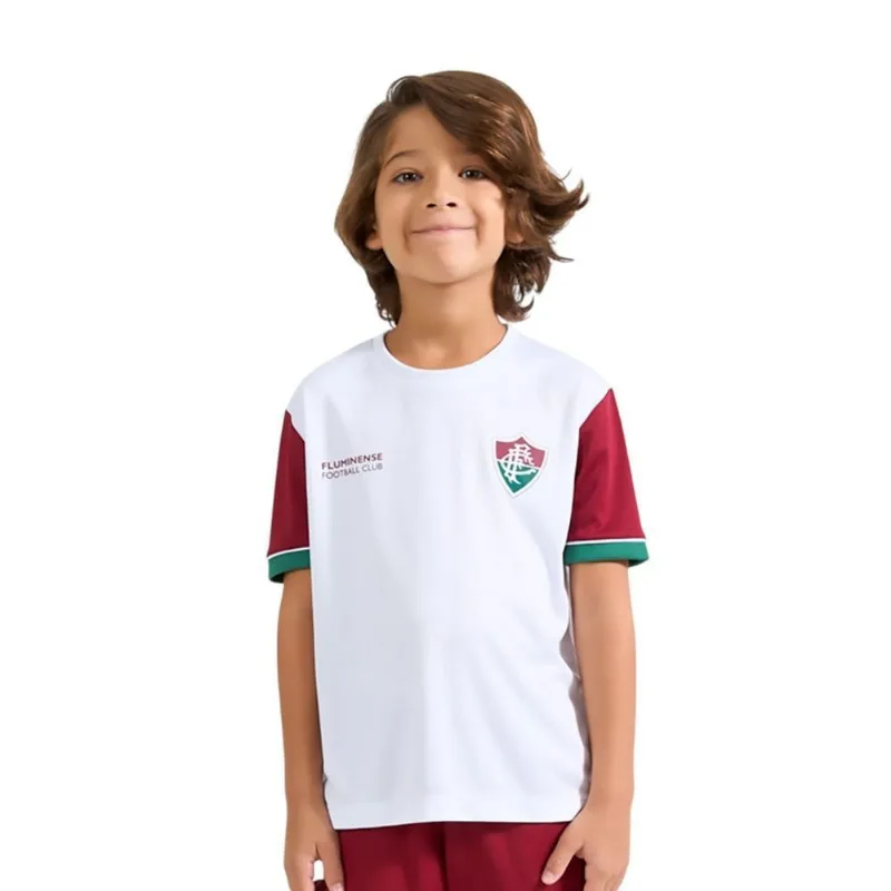 Camisa Braziline Fluminense Mistura Infantil 6 / Branco