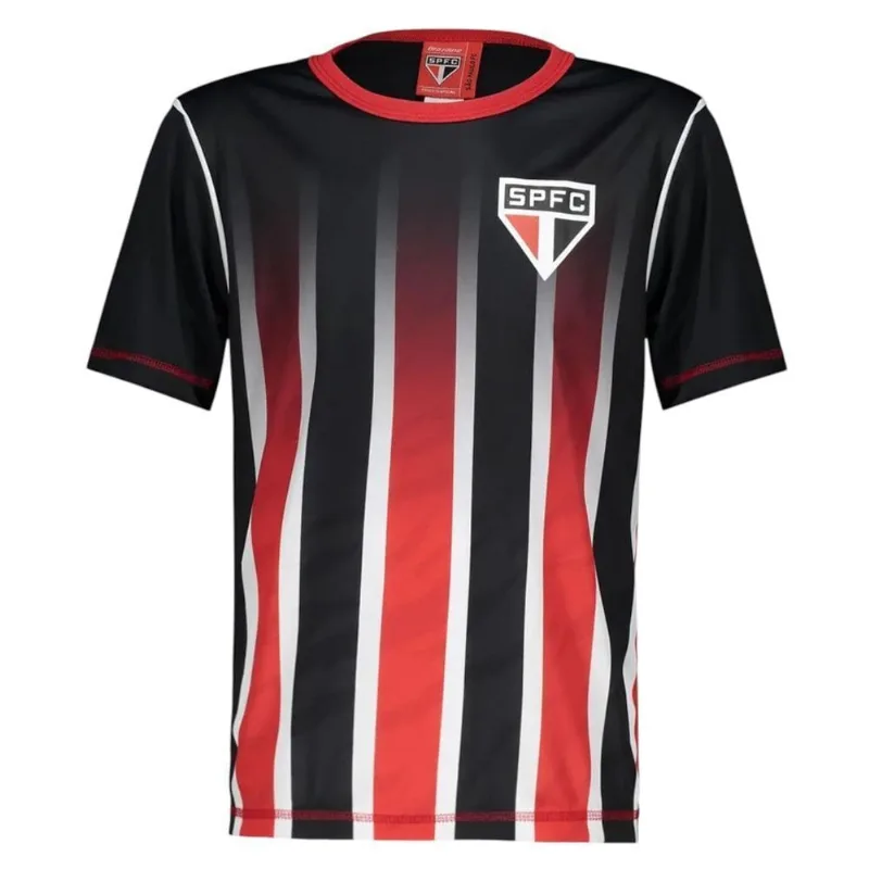 Camisa Braziline São Paulo Ser Infantil 10 / Preto - Braziline