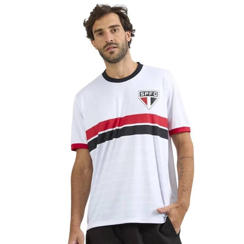 Camisa Braziline São Paulo Tela Masculina G2 / Branco