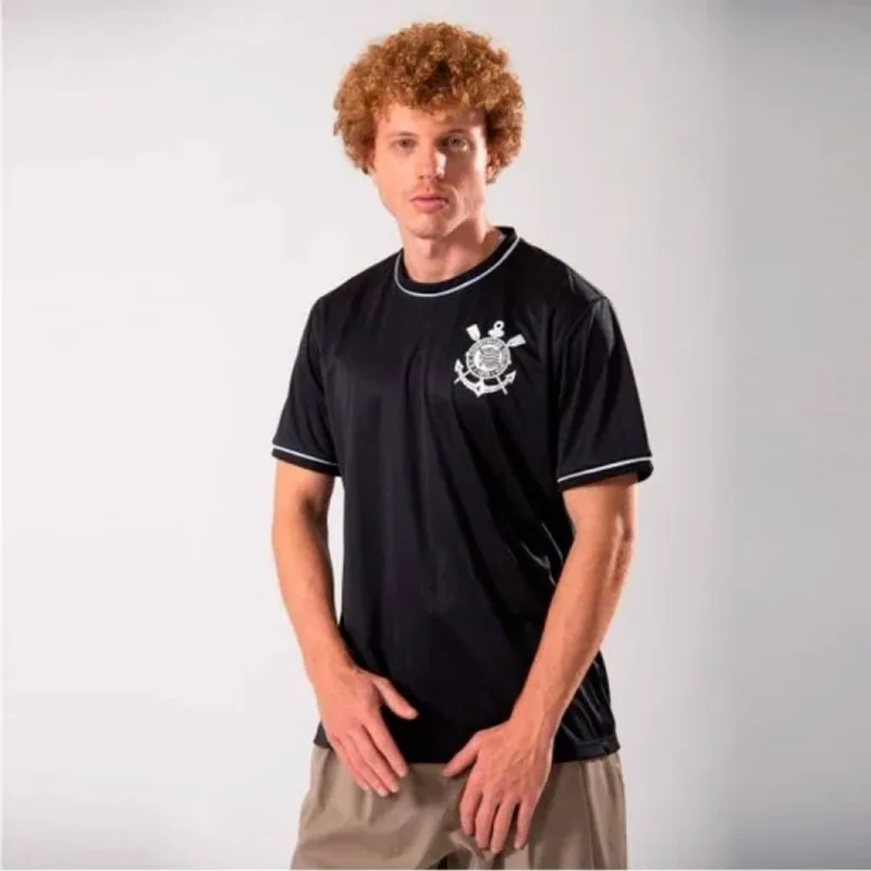 Camiseta Braziline Corinthians Arte Masculino GG