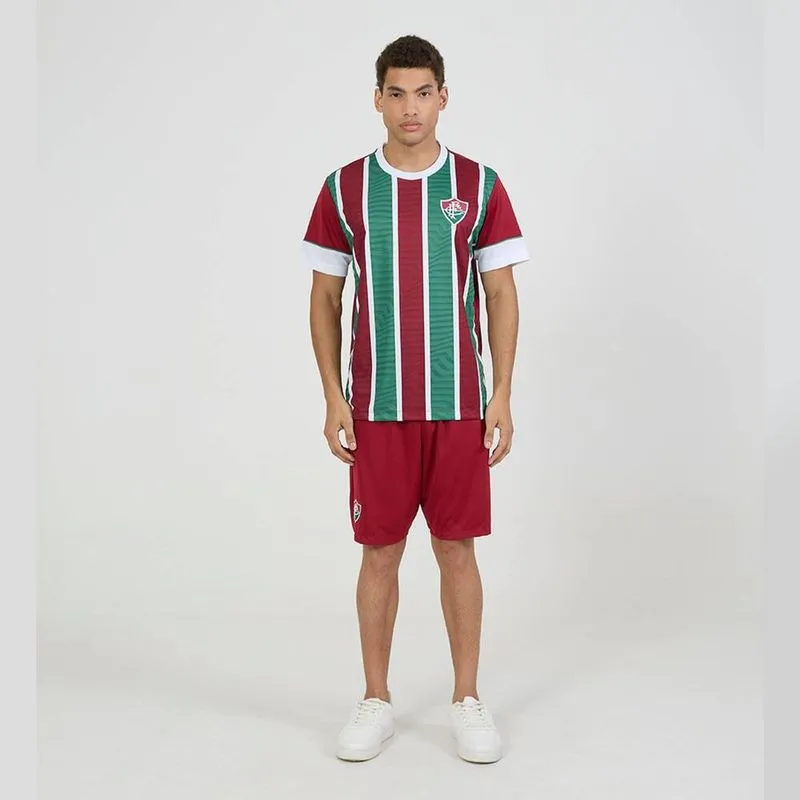 Camisa Masculina de Futebol Fluminense Chiado Braziline Bordô - P