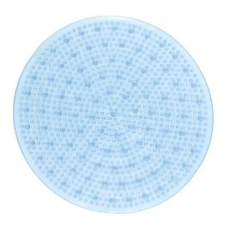 2x Tapete Para Box Aqua-spa Redondo 50cm Azul Bella Casa Lis