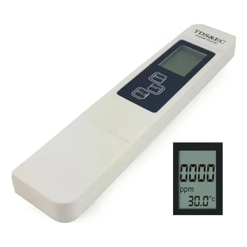 10x Medidor De Condutividade Agua Tds Ec Ppm Us/cm Termomet