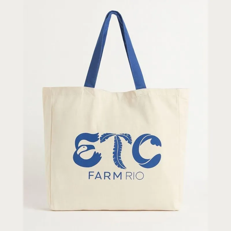Bolsa Farm Totebag Sacola Off White