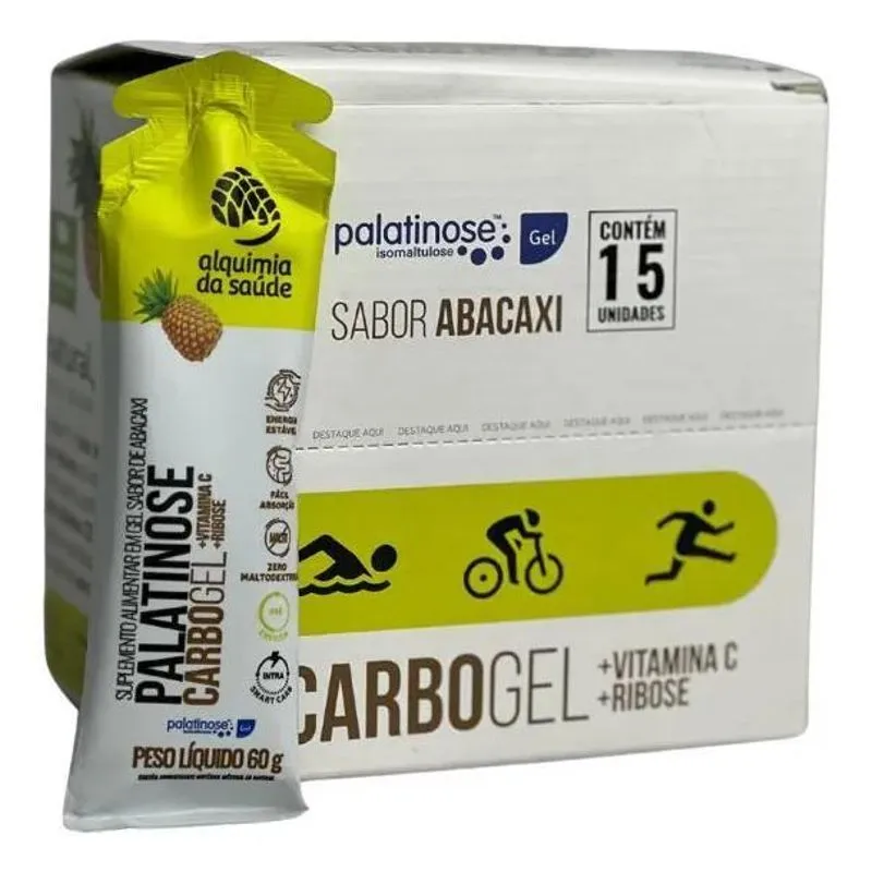 2x Suplemento En Gel Alquimia Da Saúde Carboidratos Sabor Ab