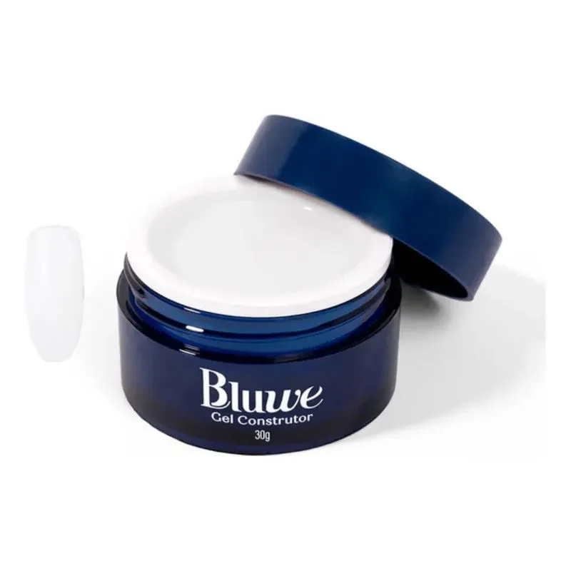 10x Bluwe Gel Construtor Branco Baby 30g