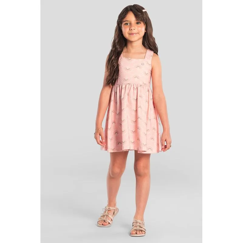 Vestido infantil menina de flores Mundi - 6