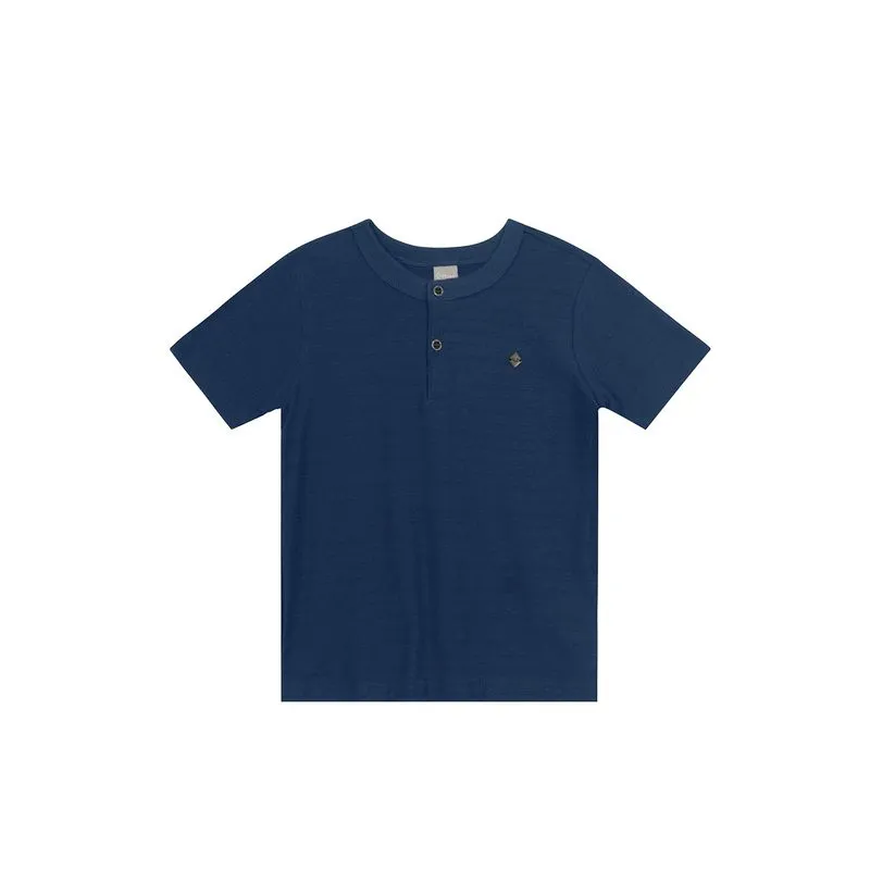 Camiseta infantil menino em meia malha Mundi - 4