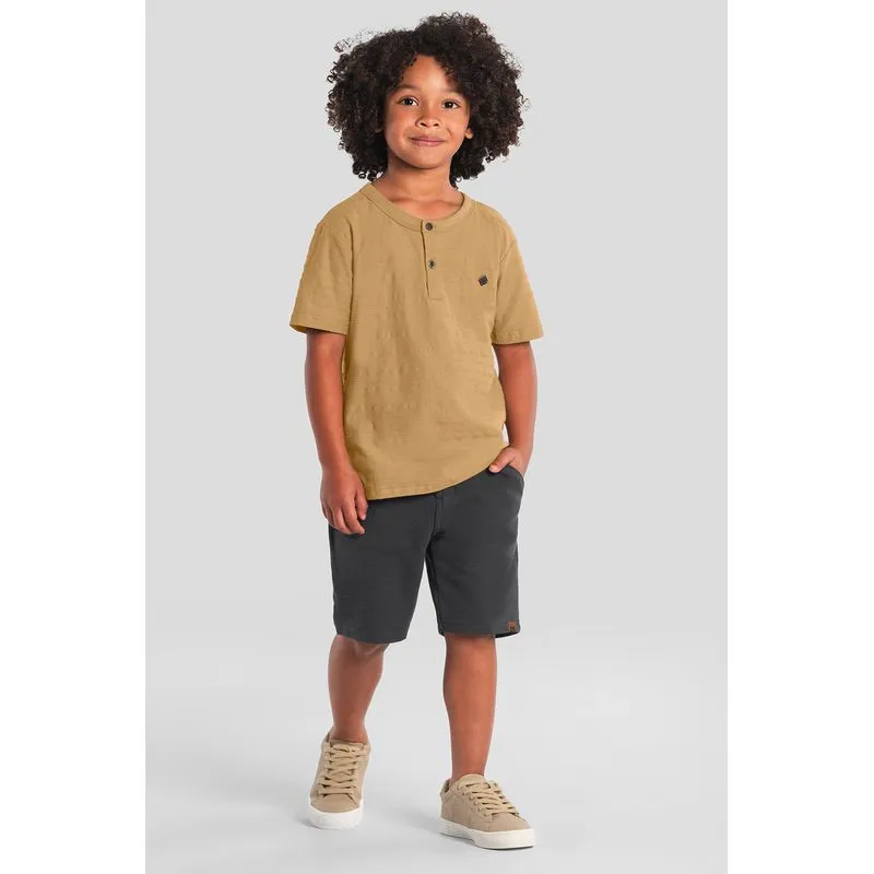 Camiseta infantil menino em meia malha Mundi - 6