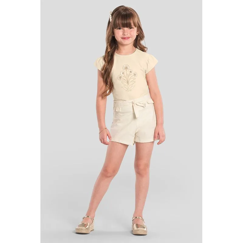 Conjunto infantil menina florido Mundi - 16