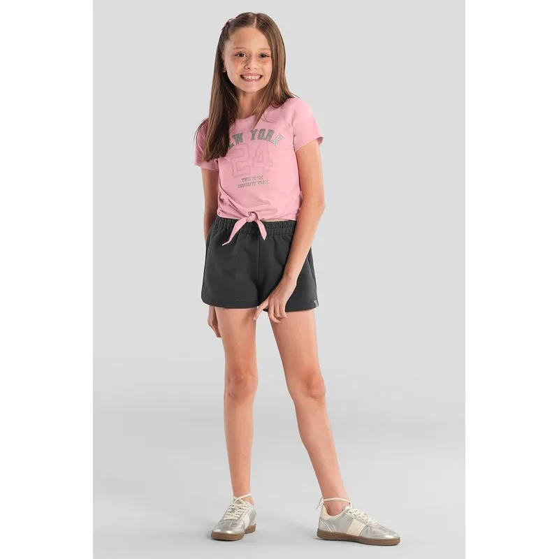 Conjunto infantil menina com glitter Brandili - 14