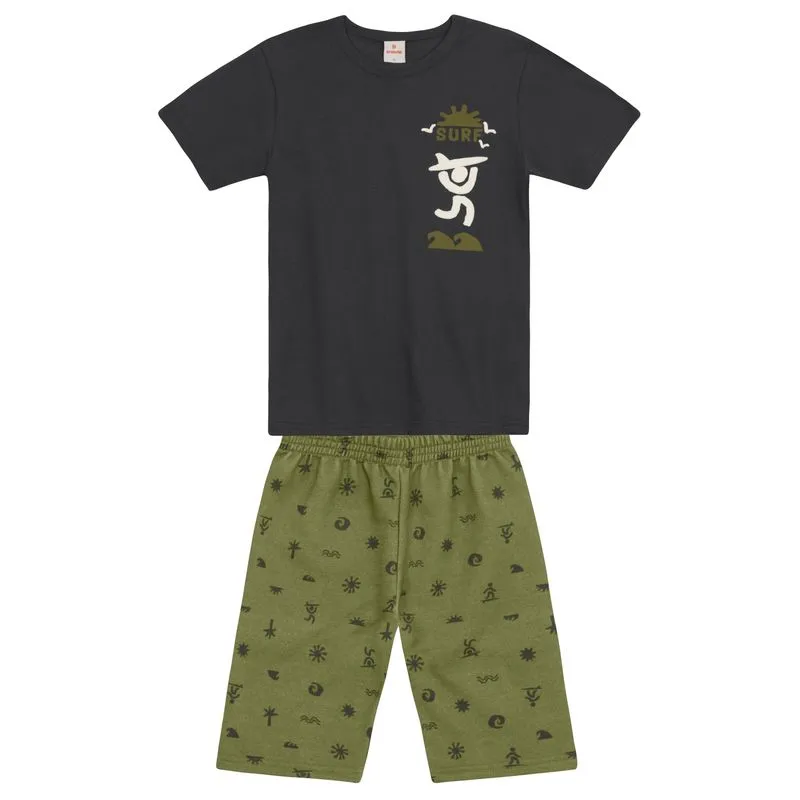 Conjunto infantil menino de surf em puff Brandili - 6