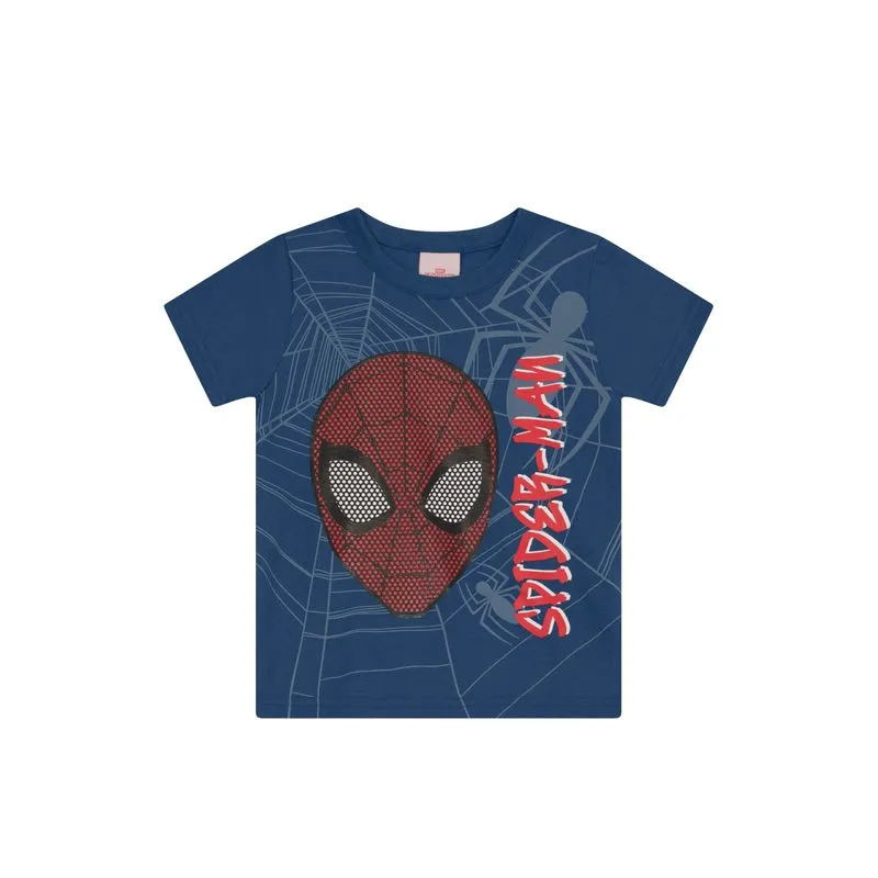 Camiseta infantil menino do Homem-Aranha em gel Brandili - 3