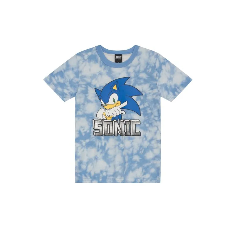 Camiseta infantil menino Sonic Brandili - 8