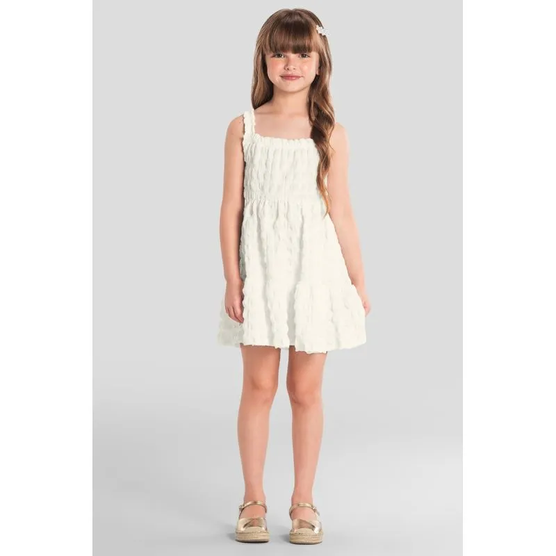 Vestido infantil menina texturizado Mundi - 6