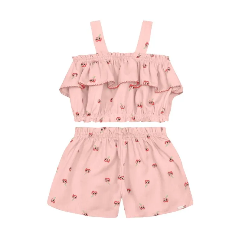 Conjunto infantil menina de laços Mundi - 6