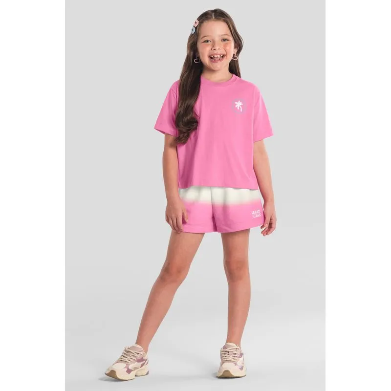 Conjunto infantil menina tropical Brandili - 6