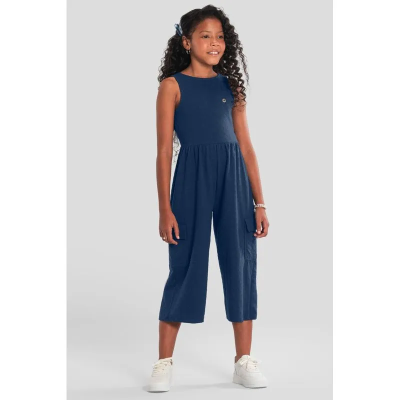Macacão infantil menina texturizado Brandili - 6