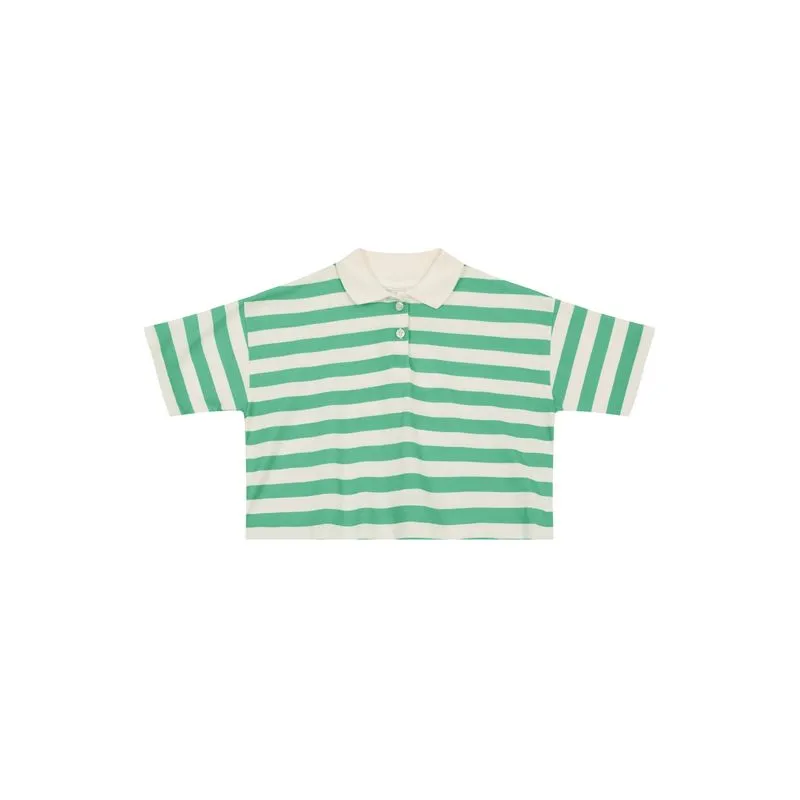 Blusa polo infantil menina listrada Brandili - 8