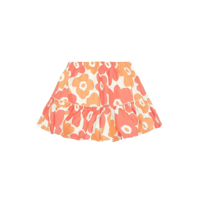 Saia shorts infantil menina em viscose floral Brandili - 10