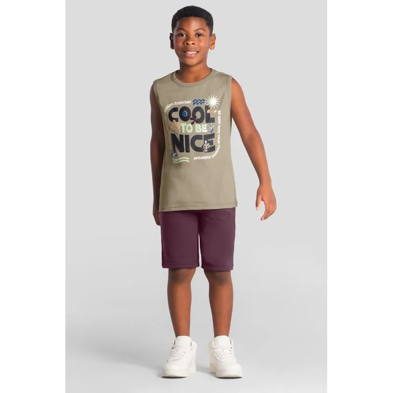 Conjunto infantil menino em malha Brandili -14