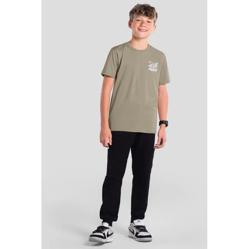 Camiseta teen menino em malha Brandili Young -10