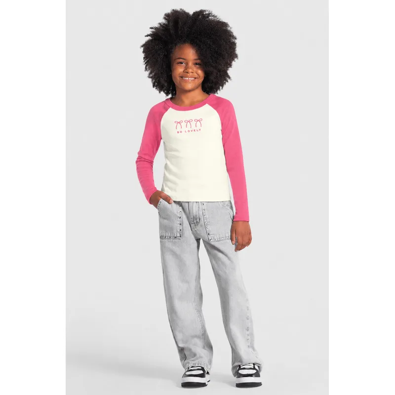 Blusa infantil menina com lacinhos Brandili -10