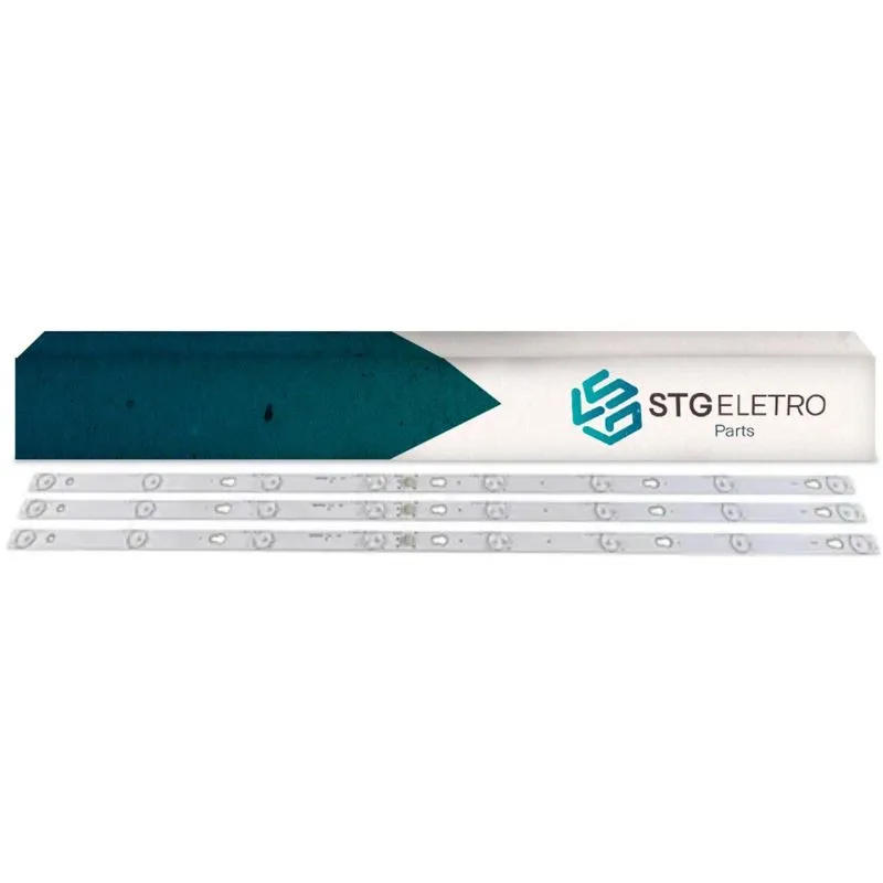 Kit 3 Barra De Led Compatível Com L39s4900fs L39s4900 8 Leds