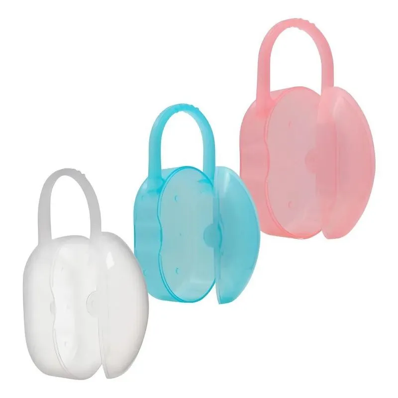 Porta Chupeta Com Alça Higiene Do Bebê Bico Buba Cuidados Az
