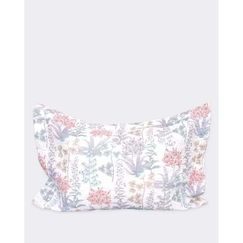 Porta Travesseiro 50cmx70cm Andreza Estampado Azul UN