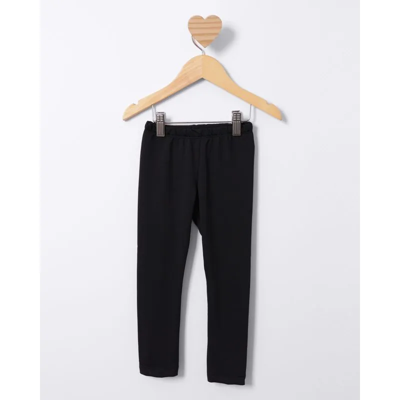 Calça Legging Bebê Térmica Preta 2