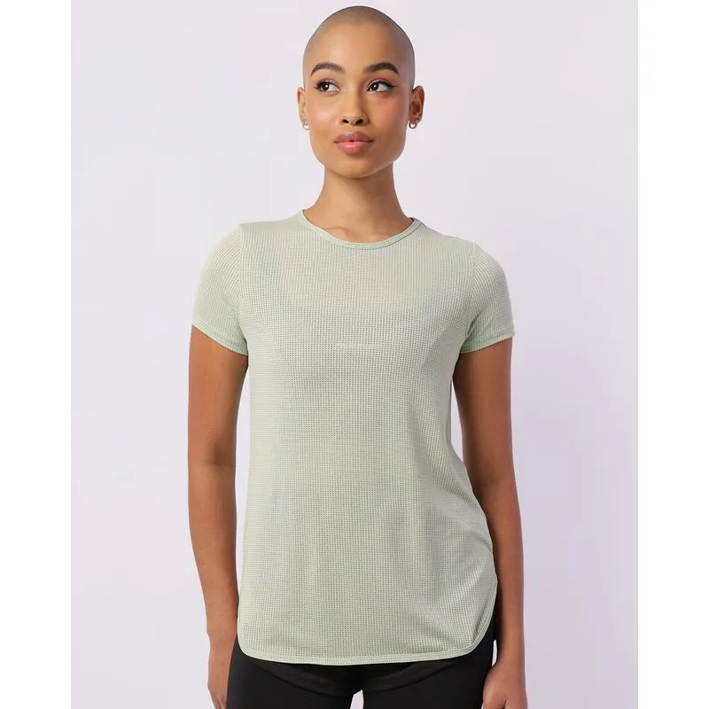 Blusa Fitness Feminina Fitter Manga Curta Verde G